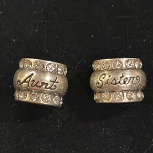 Brighton Silver and Crystal Bead